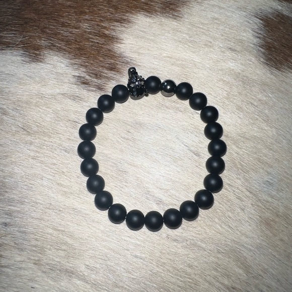 King Crown Bracelet Matt Black 👑 - Picture 3 of 4